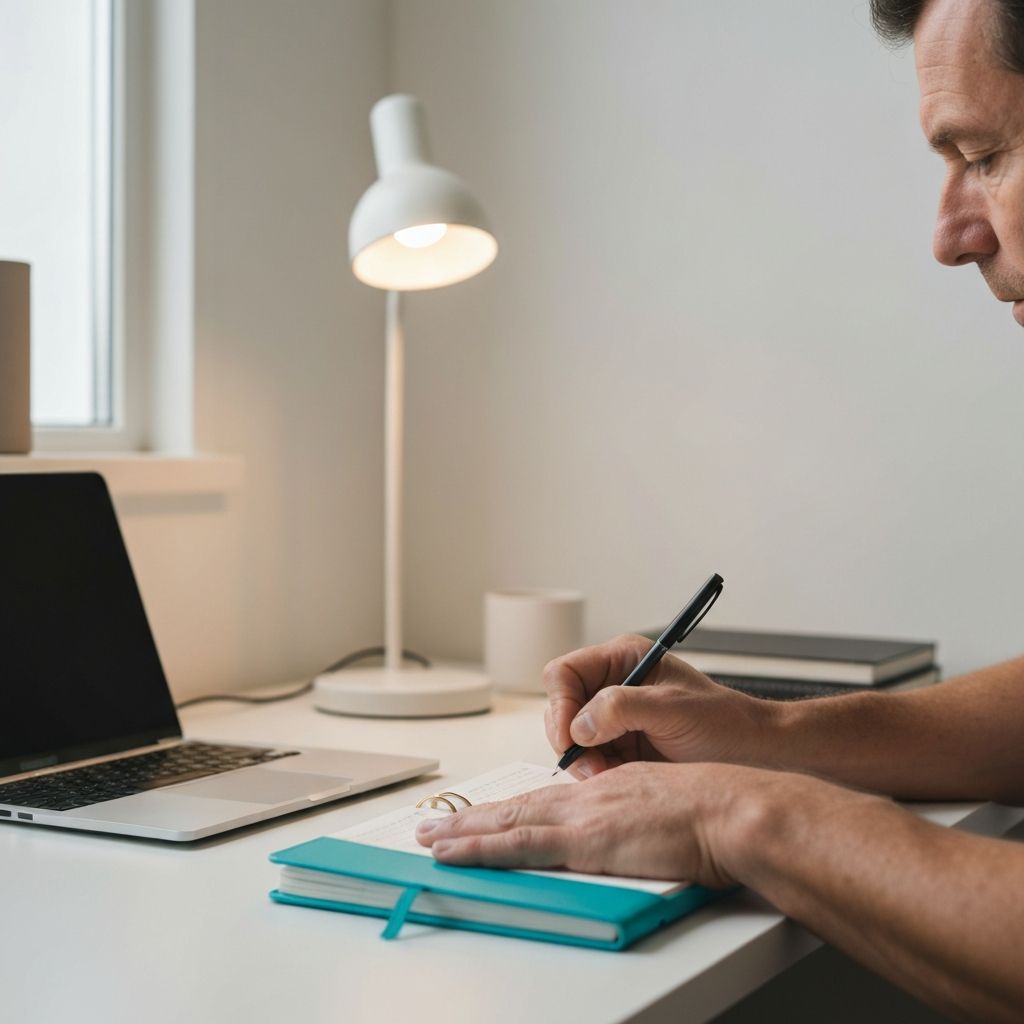 Ochtendplanning met agenda